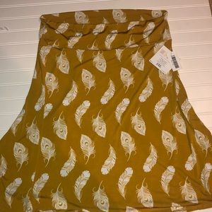 🎀🎀Lula Roe yellow  azure skirt